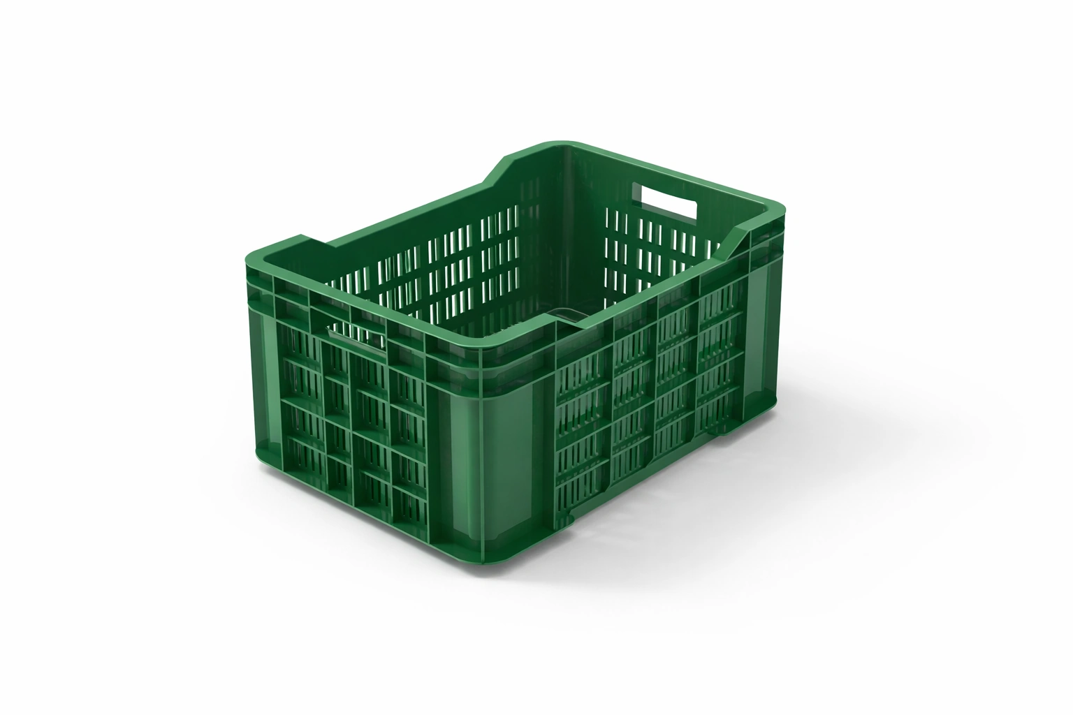 Plastic Ventilated Crate For Fruits 510x327x290mm
